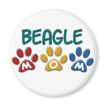 BEAGLE MOM Paw Print
