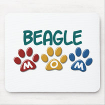 BEAGLE MOM Paw Print
