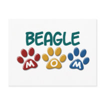 BEAGLE MOM Paw Print