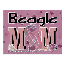 Beagle MOM Postcards