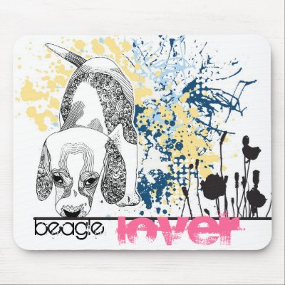 Beagle Mouse Pad by Chic_Boutique