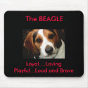 Beagle mousepads