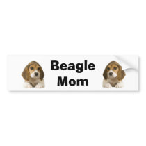 Beagle Mum Bumper Sticker