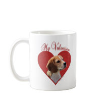 Beagle My Valentine Mugs