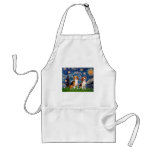 Beagle Pair - Starry Night Apron