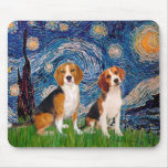 Beagle Pair - Starry Night - Customised