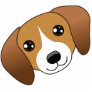 Beagle Photo Sculpture Keychain