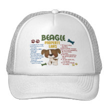 Beagle Property Laws 4 Mesh Hats