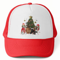 Beagle Santa and friends gifts Trucker Hats