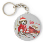 Beagle Santa and friends gifts keychains