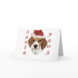 Beagle Santa Paws Greeting Cards