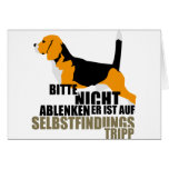 Beagle Selbstfindungstripp Grußkarten