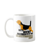 Beagle Selbstfindungstripp Kaffee Haferl