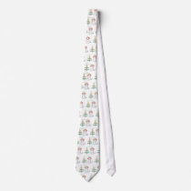 Beagle Stick Tree Neck Tie