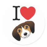 Beagle Stickers