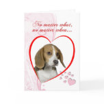 Beagle Valentine Card