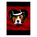 Beagle Valentine Gifts cards
