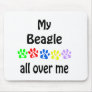 Beagle Walks Design Mousepad