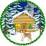 beagle winter cut outs