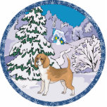 Beagle winter cut out