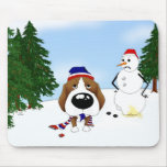 Beagle Winter Scene
