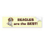 Beagles Are The Best Bumper Sticker