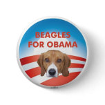 Beagles for Obama Button