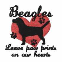 Beagles Leave Paw Prints Women's