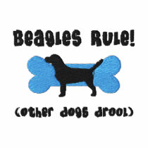 Beagles Rule Embroidered Shirt (Long Sleeve)