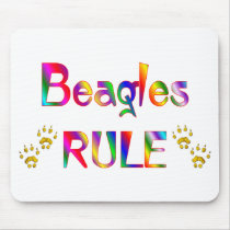 Beagles Rule Mouse Pad