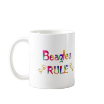 Beagles Rule Coffee Mug