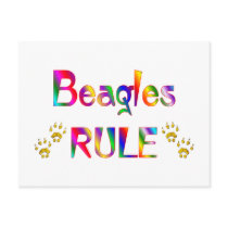 Beagles Rule Post Cards