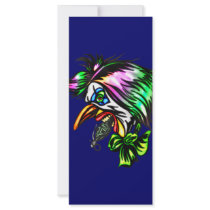 Beak Nose Evil Clown Rack Cards