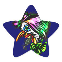 Beak Nose Evil Clown Sticker