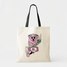 Beaker Al tote Canvas Bag