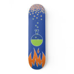 Beaker Flames Skateboard Deck