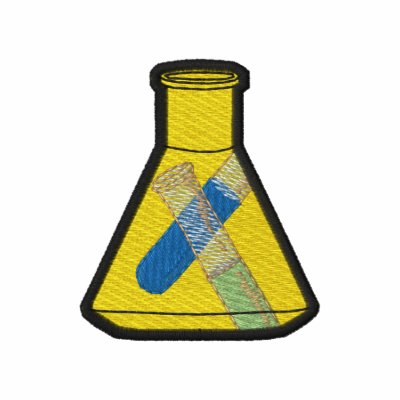 Beaker with Test Tubes Polo by ZazzleEmbroidery