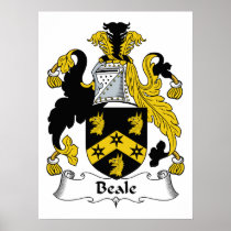 Beale Family Crest Poster