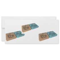 Beam as Be Beryllium and Am Americium Personalized Rack Card