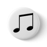 Beamed Note Music Symbol Buttons
