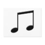 Beamed Note Music Symbol Postcards