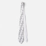 Beamed Note Music Symbol Neck Tie