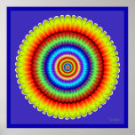 Beaming Flower Power Print