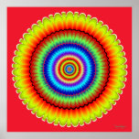Beaming Flower with Mystical Power Posters