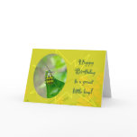 Bean Beetle Little Boy Birthday Card
