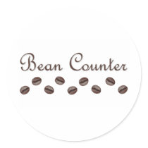 Bean Counter Sticker