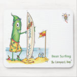 Bean Surfing Mousepad