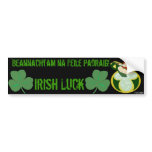 'Beannachtam na Feile Padraig!'  P.O.S.H.Inks bumper stickers