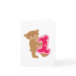 Bear 1st Birthday T-shirts and Gifts Cards