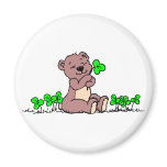 Bear And Clover! magnets